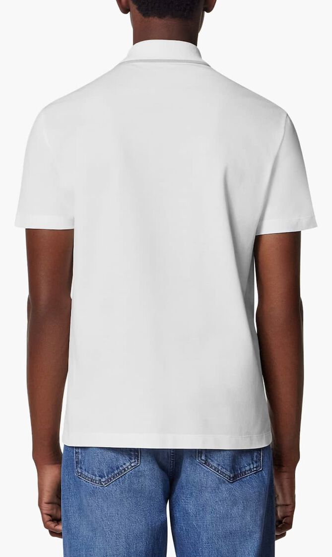 POLO PIQUET FABRIC MEDUSA EMBROIDERY