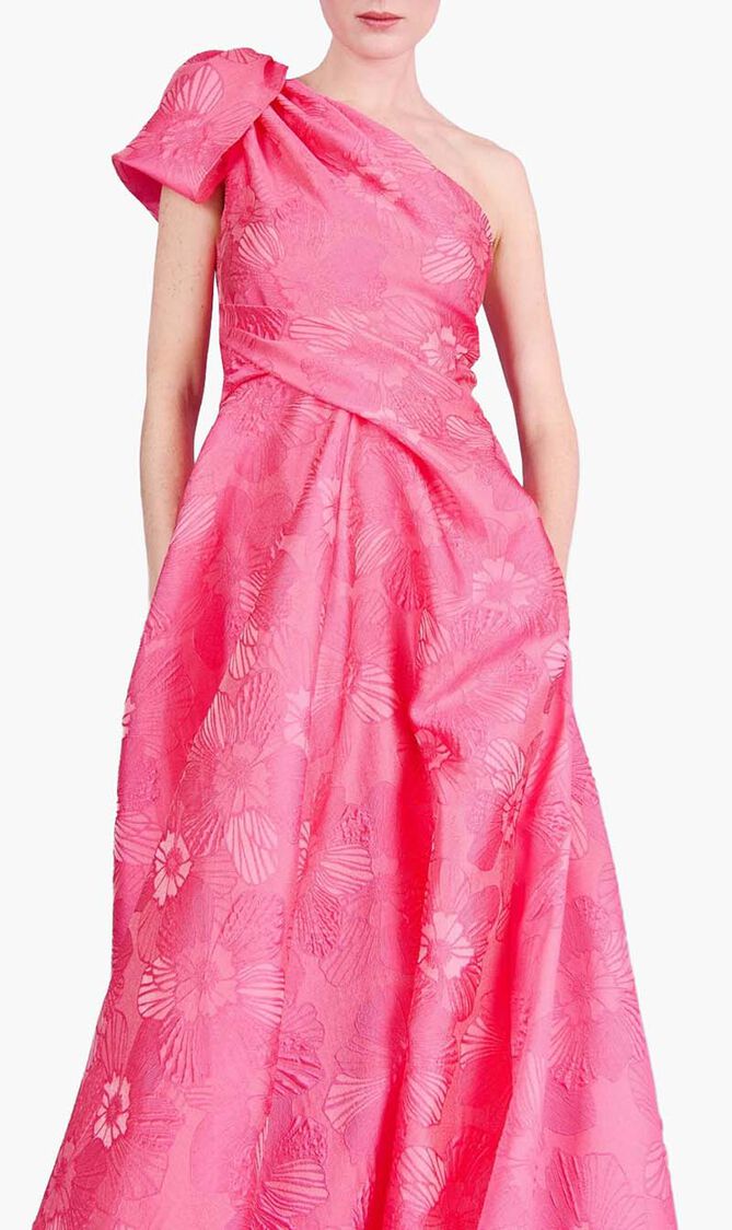 Anemone Jacquard Long Dress