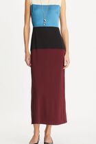 Color Block Wool Dress