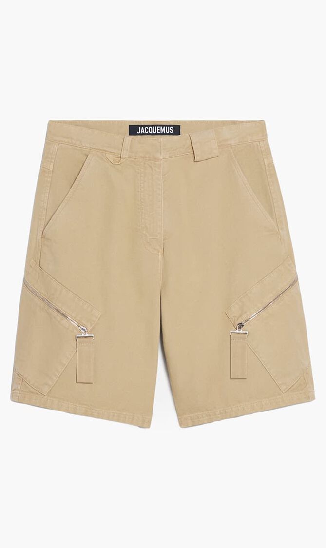 Zipped Cargo Shorts