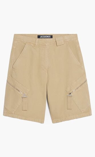 Zipped Cargo Shorts