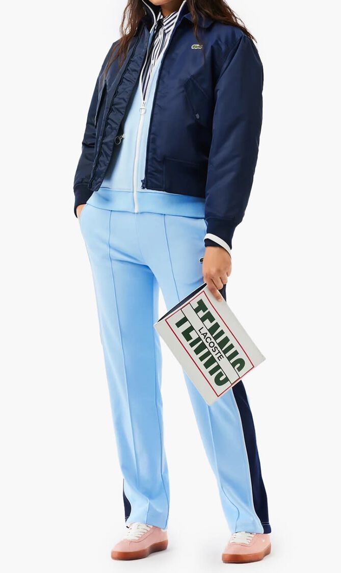 Paris Colourblock Interlock Cotton Track Pants