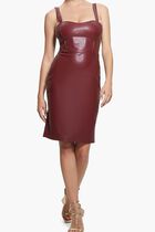Reid Faux Leather Dress