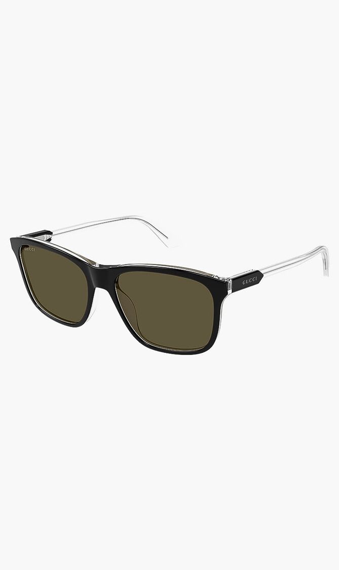 Crystal Rectangular Sunglasses