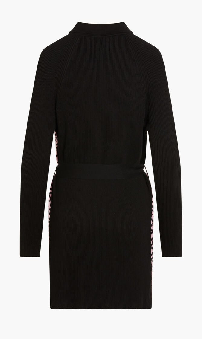 KNITWEAR DRESS TWILL GRECA SIGNATURE INSERTS SERIE