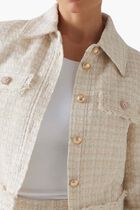 Daphnee Cropped Tweed Jacket
