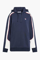 HOODIE WITH CONTRAST DETAILS AND PIPING