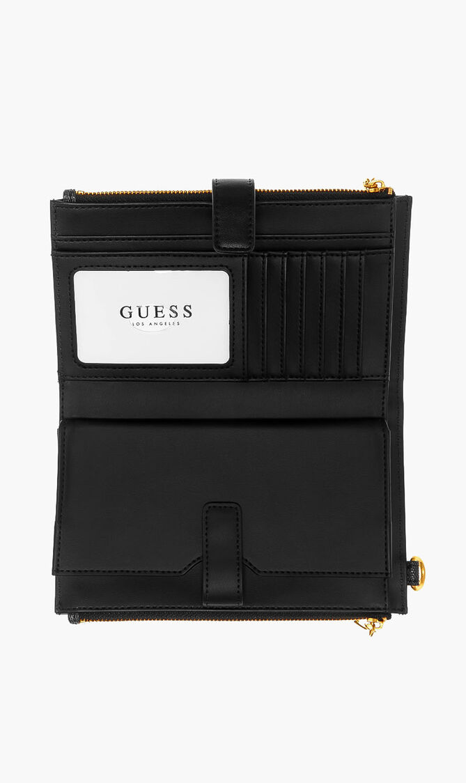 Abey Quilted Long Zip Wallet