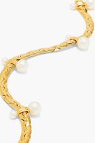 Floating Pearl Cobra Chain Choker