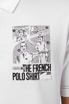 SHORT SLEEVED RIBBED COLLAR SHIRT