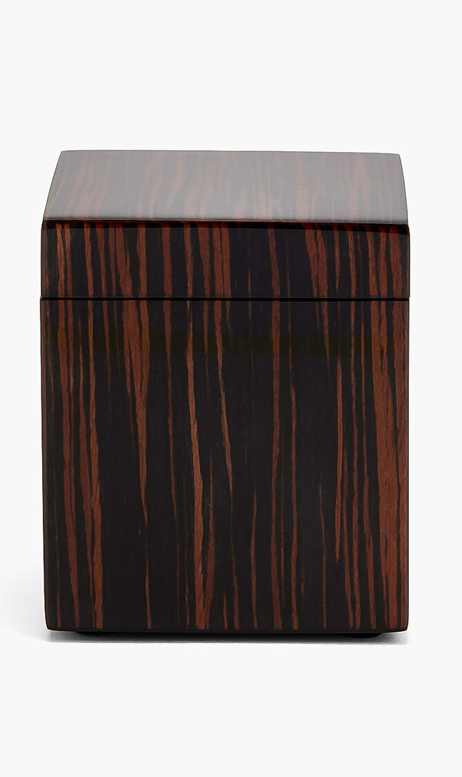 Macassar Ebony Cube Box