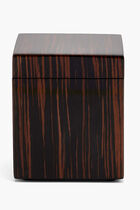 Macassar Ebony Cube Box