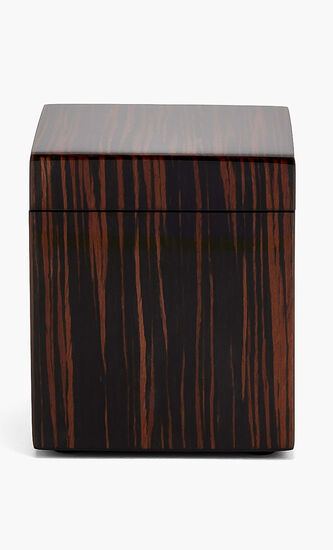 Macassar Ebony Cube Box