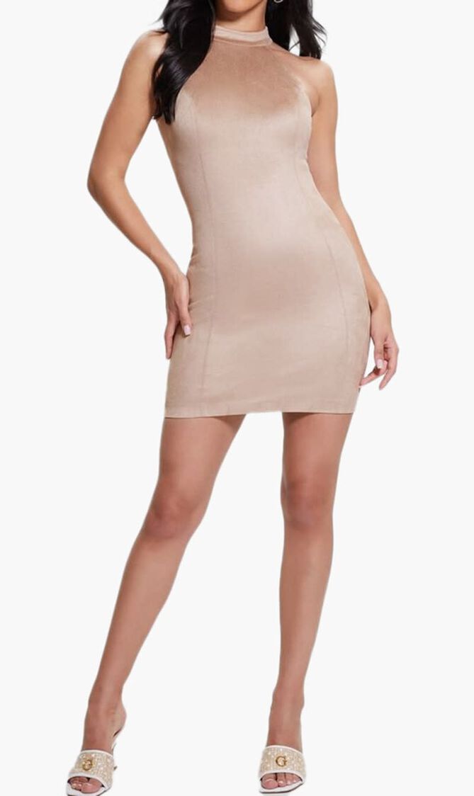 NAOMI HALTER NECK DRESS