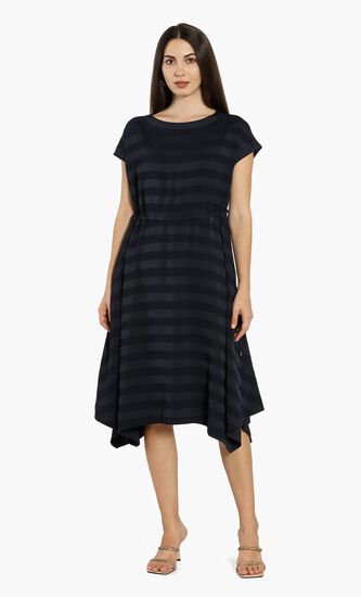Linnie Hanky Hem Stripe Dress