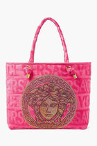 VSC CRYSTAL MEDUSA TOWEL TOTE BAG PINK