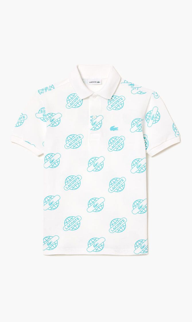 SHORT SLEEVED RIBBED COLLAR SHIRT