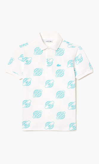 SHORT SLEEVED RIBBED COLLAR SHIRT