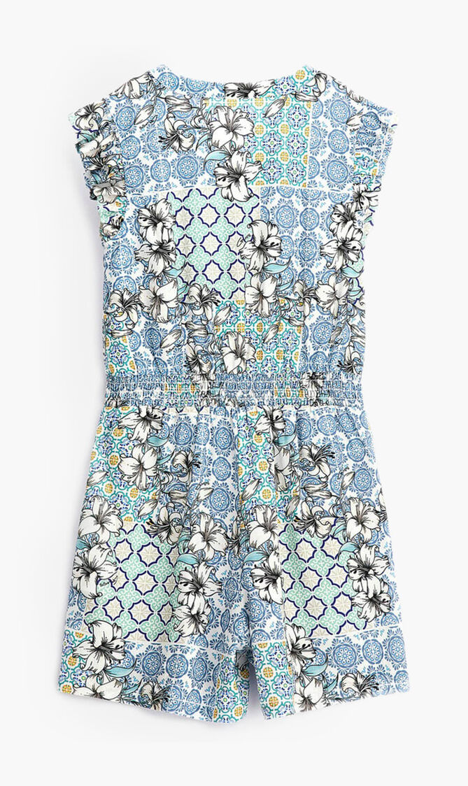 VISCOSE BLEND SS ROMPER