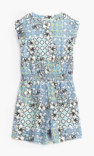 VISCOSE BLEND SS ROMPER