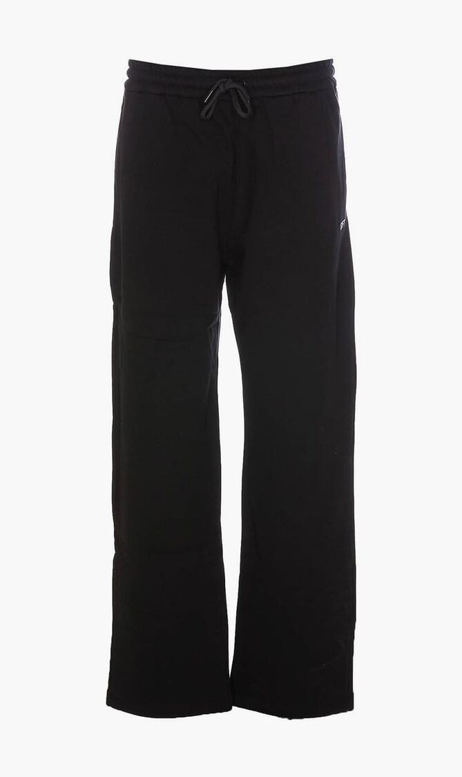 OFF STITCH SWEATPANTS BLACK WHITE