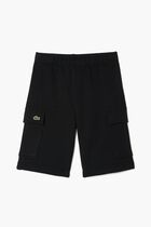 Brushed Cotton Fleece Cargo Shorts