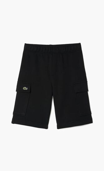 Brushed Cotton Fleece Cargo Shorts