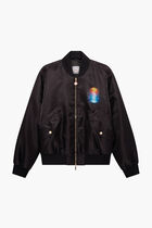 Organza Gradient Bomber Jacket
