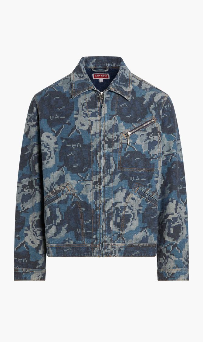 KENZO PIXEL DENIM JACKET