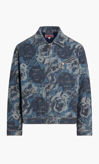 KENZO PIXEL DENIM JACKET