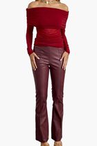 Vegan Leather Trousers