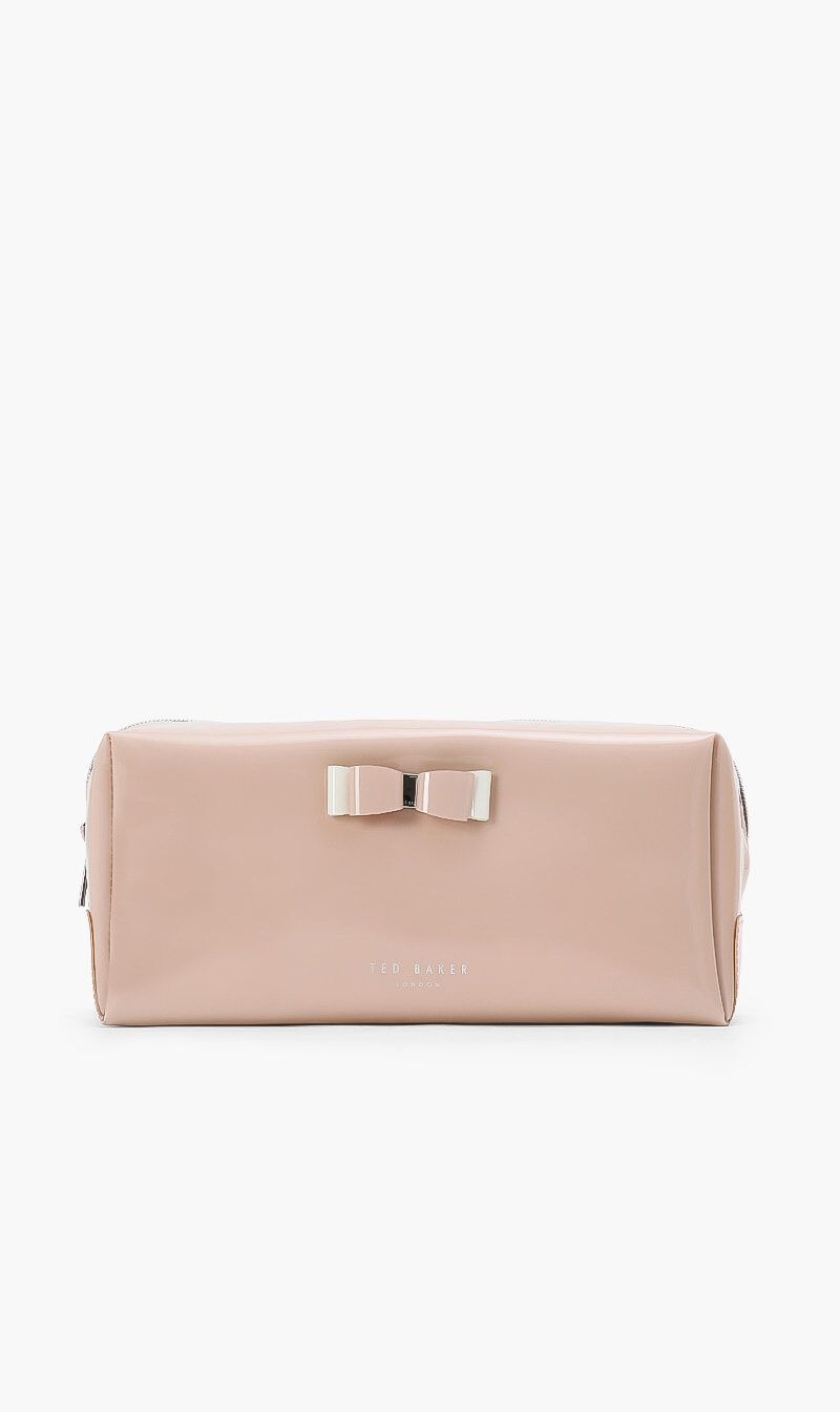 Bow Applique Cosmetic Bag