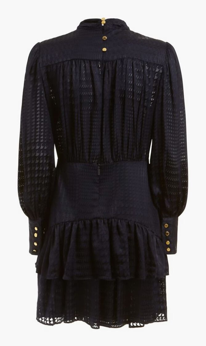 Millie Dress - Prince Of Wales Burn Out 130 G