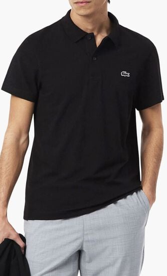 Regular Fit Cotton Blend Polo Shirt