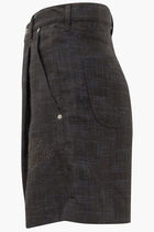 90SLOGO LINEN SHORTS SALONE BLACK