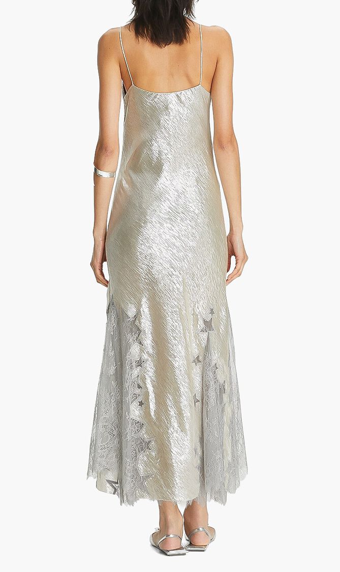 Star Lace Slip Dress