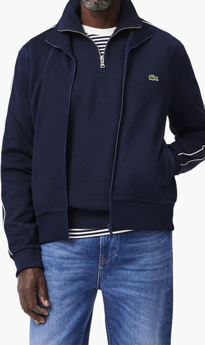 Paris Pique Zip Front Track Jacket