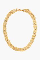 KJY 18" GOLD KNOTTED CHAIN NECKLACE W LOBSTER CLAW CLASP