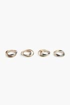 Three Ring napkin ring, Set of four