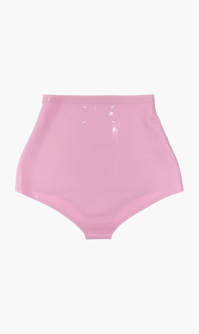 Backstitch Latex Panties