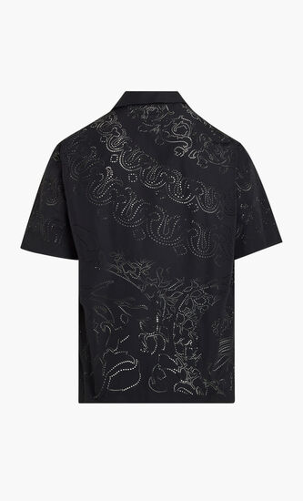 INFORMAL SHIRT LASERED COTTON POLY POPLIN FABRIC