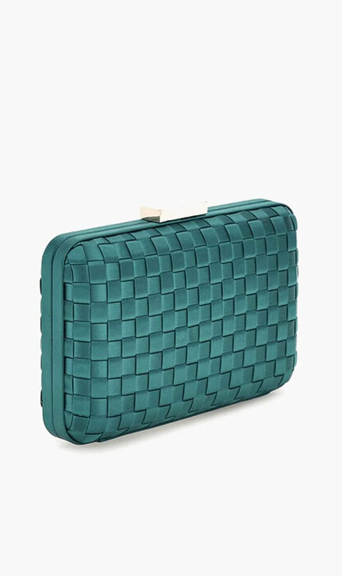 Twiller Woven Clutch