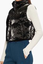 Chris Puffer Crop Vest Jacket