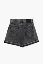 Stone Wash Denim Shorts Stone Wash Denim Shorts