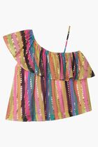 Printed Stripe Top