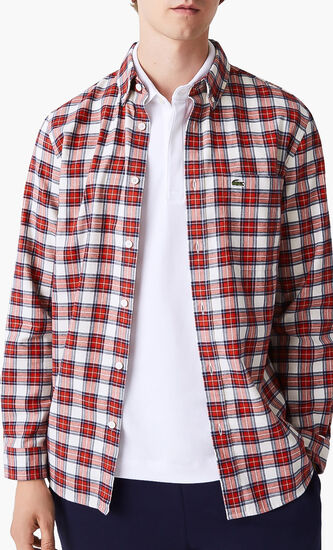 Chequered Logo Shirt