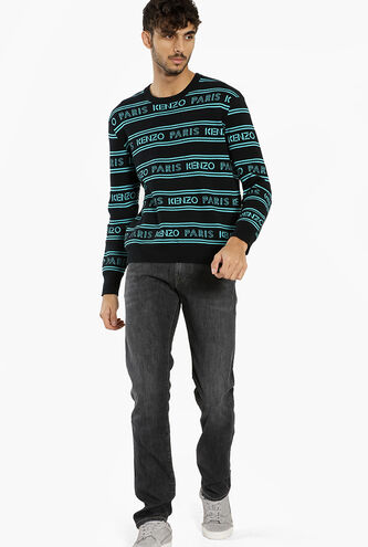 All Over Logo Jacquard Sweater