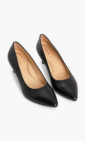 Forsythia Leather Pumps