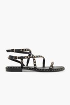 YAMARA FLAT SANDALS TUMBLED PU DX-50345