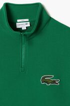 Unisex Loose Fit High Neck Fleece Sweatshirt